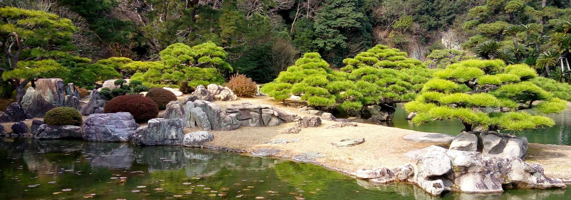 Jardin zen japonais - Objet de décoration avec accessoires et