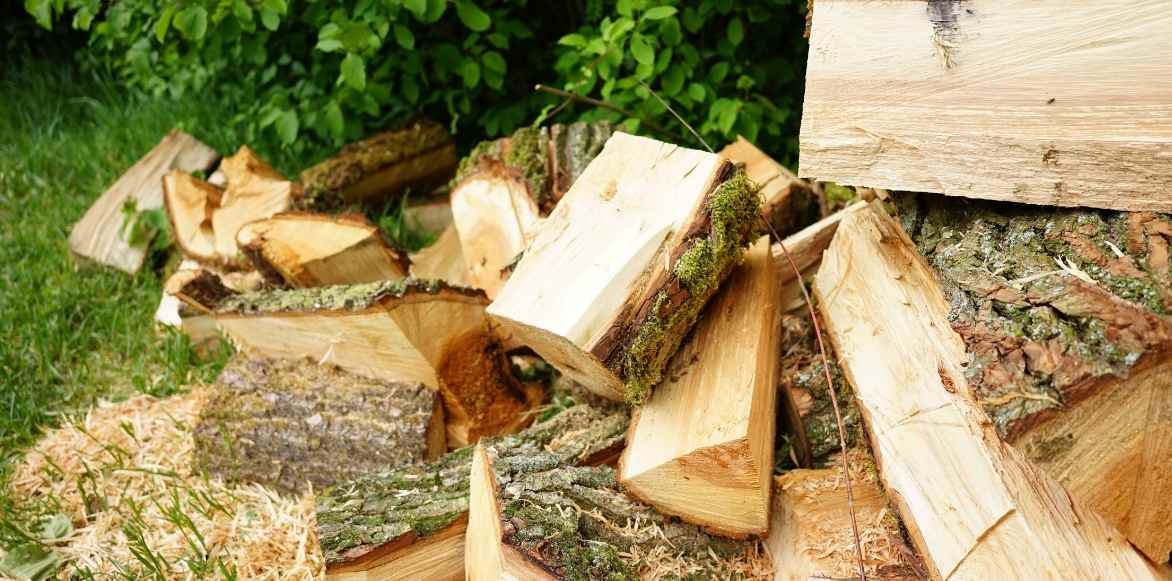 1,5 stères de bois de chauffage châtaignier acacia sec bûches de