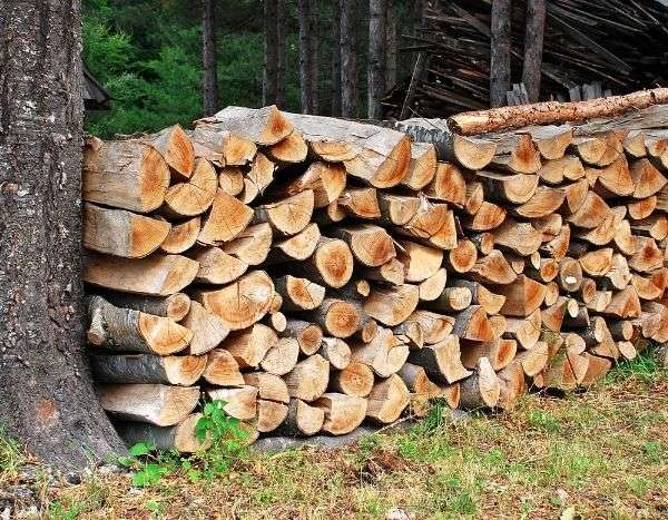 Bâche de protection tas de bois - Imperméable - 6 mètres - ON