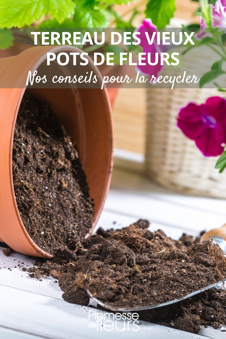 que faire de la vieille terre des pots