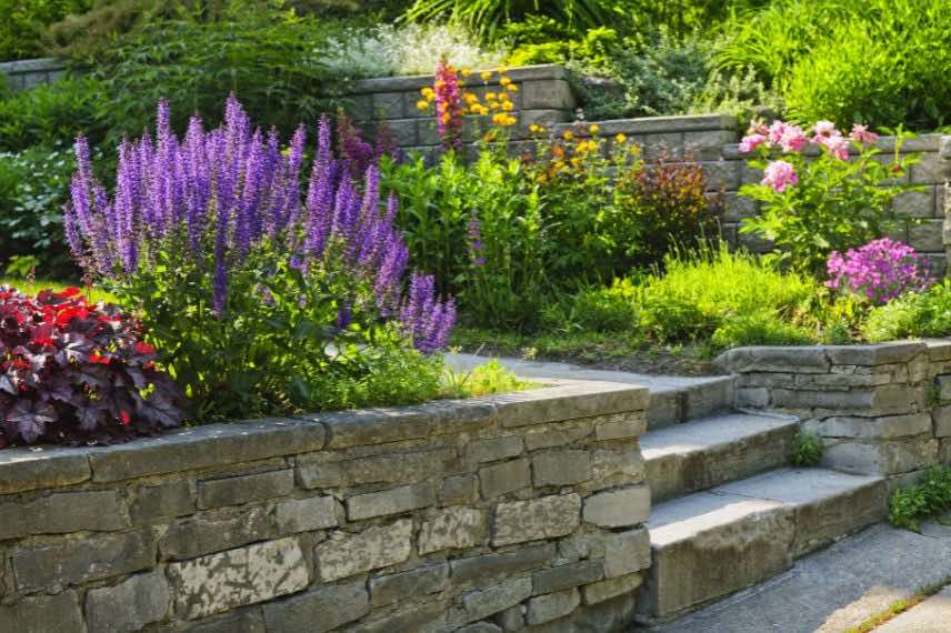 escalier de jardin