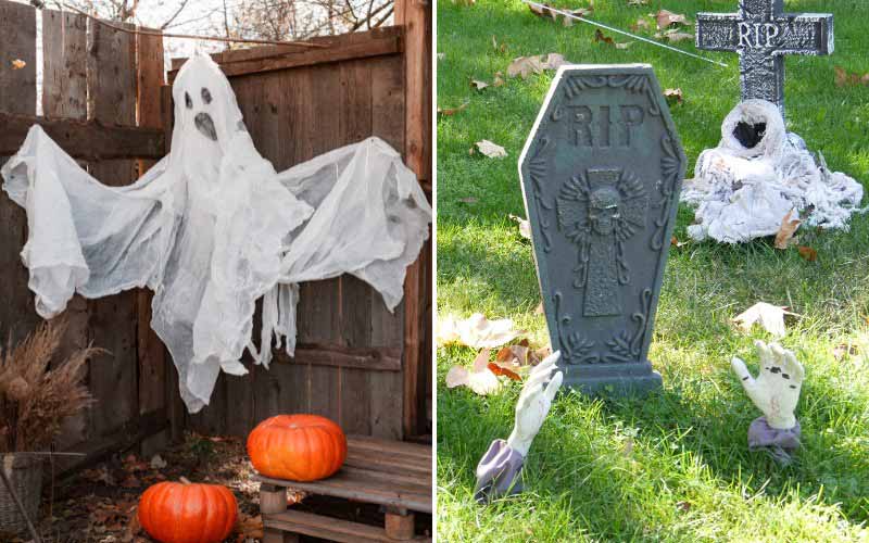 Idees decoration jardin Halloween