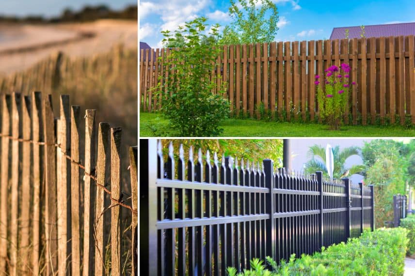 clotures pour jardins venteux